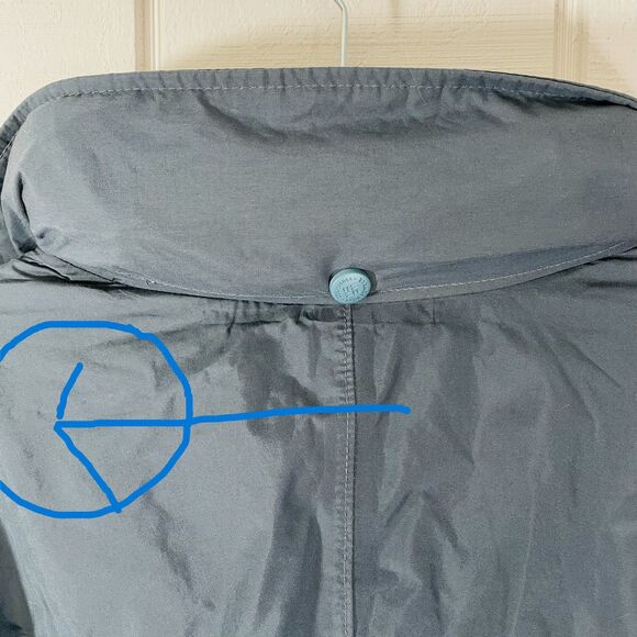 Columbia Omnitech Jacket Women's Small Blue Packaway Hood - Picture 14 of 16